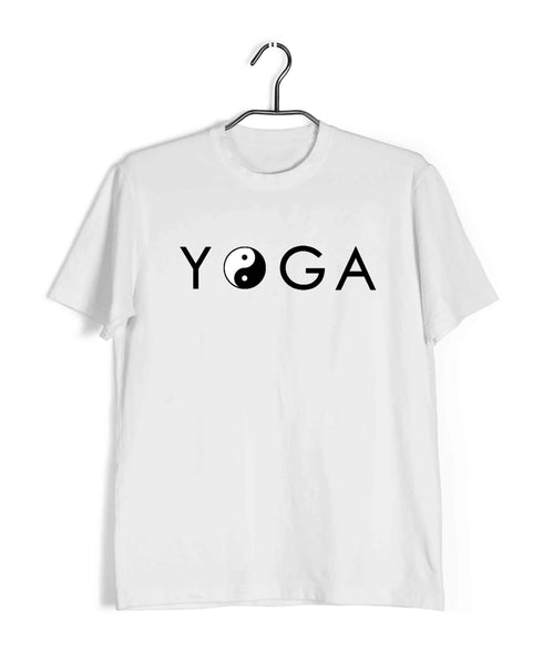 Yoga Yin Yang Yoga Sports Fitness Casual Graphic Printed T-Shirt for Men